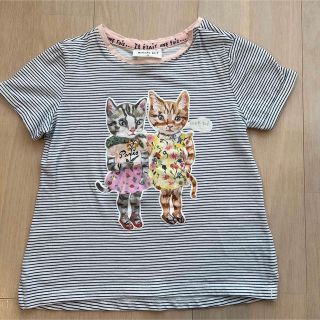 エイチアンドエム(H&M)のH&M 猫柄Tシャツ(Tシャツ/カットソー)