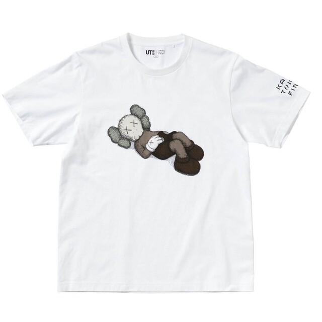 値下げ済み 新品 カウズ × ユニクロ 140 UNIQLO×KAWS スウェットシャツ Lサイズ 完売品