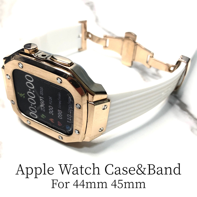 rh★アップルウォッチバンド ラバーベルト カバー　Apple Watch