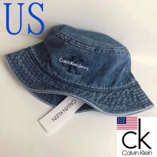 カルバンクライン(Calvin Klein)のレア【新品】カルバンクライン USA  バケット ハット デニム ハット(ハット)