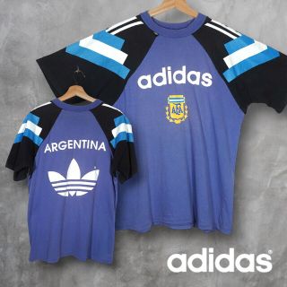 アディダス(adidas)のビンテージアディダス 1994 アルゼンチン代表 トレーニングTシャツ(Tシャツ/カットソー(半袖/袖なし))