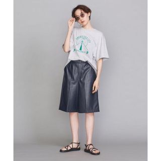 ビューティアンドユースユナイテッドアローズ(BEAUTY&YOUTH UNITED ARROWS)のBY フェイクレザーショートパンツ(ショートパンツ)