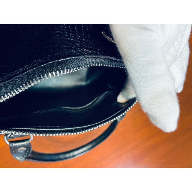 ★激安★本物 新品 未使用 クロコダイル ミニボストンバッグ2way h5