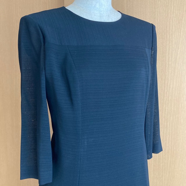 LANVIN 36号 Sサイズ ブラックフォーマル 冠婚葬祭 ツーピース LANVIN 36号 Sサイズ ブラックフォーマル 冠婚葬祭 ツーピース