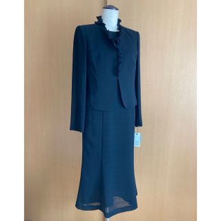 ランバン(LANVIN)のLANVIN 36号 Sサイズ ブラックフォーマル 冠婚葬祭 ツーピース(礼服/喪服)