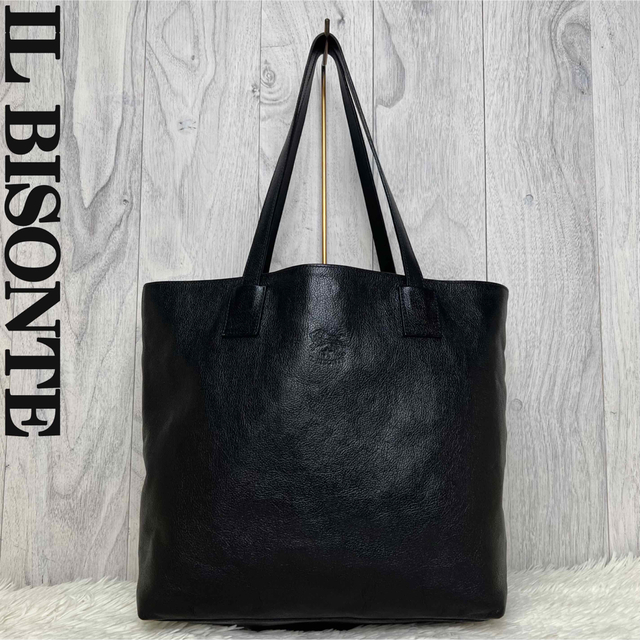 話題の人気 人気♡美品♡イルビゾンテ オールレザー ロゴ型押し