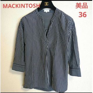 マッキントッシュフィロソフィー(MACKINTOSH PHILOSOPHY)のMACKINTOSH PHILOSOPHY ストライプ ブラウス(シャツ/ブラウス(長袖/七分))