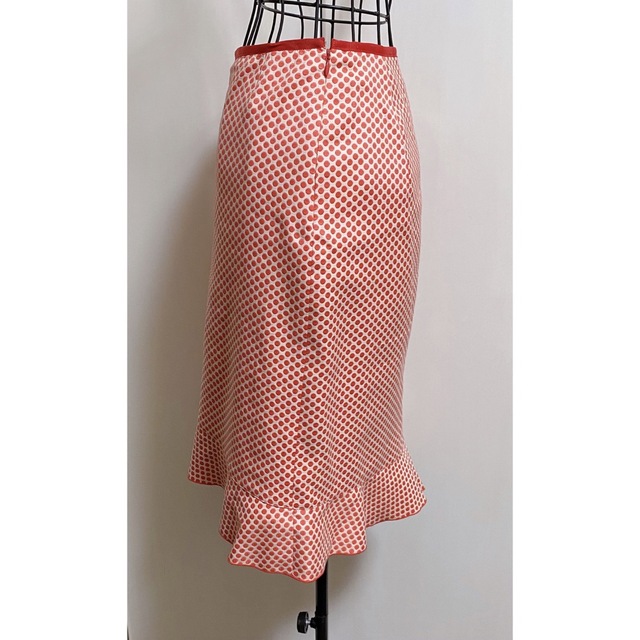 FRAGILE(フラジール)の美品　FRAGILE  フラジール　ドットマーメイドスカート レディースのスカート(ひざ丈スカート)の商品写真