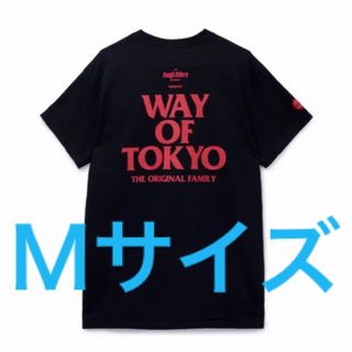 ラッツ(RATS)の【Mサイズ】RATS WAY OF TOKYO Tシャツ 黒x赤(Tシャツ/カットソー(半袖/袖なし))