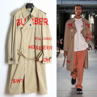 バーバリー(BURBERRY)のバーバリー国内正規品19SSホースフェリープリント トレンチコート44(トレンチコート)