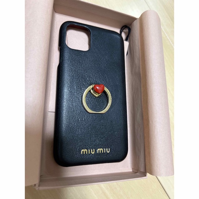 miumiu(ミュウミュウ)のmiumiu  正規品 iPhone11 iPhoneケース スマホ/家電/カメラのスマホアクセサリー(iPhoneケース)の商品写真