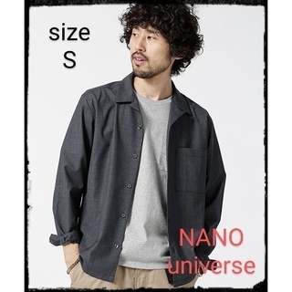 ナノユニバース(nano・universe)のT/W開襟シャツ(シャツ)