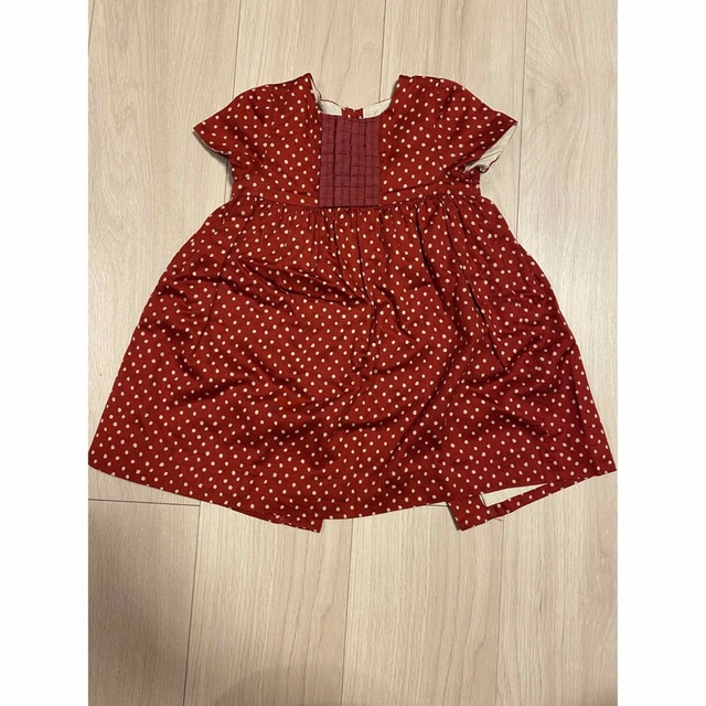 ZARA(ザラ)の【80】ZARA  半袖　ワンピース キッズ/ベビー/マタニティのベビー服(~85cm)(ワンピース)の商品写真