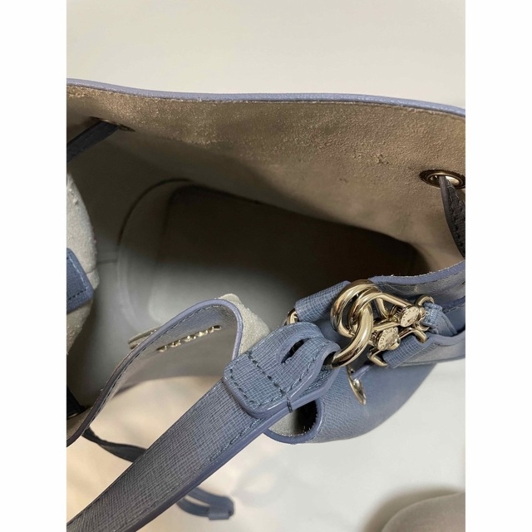 フルラ　ハンドバッグ　ブルー　肩掛けショルダー　furla