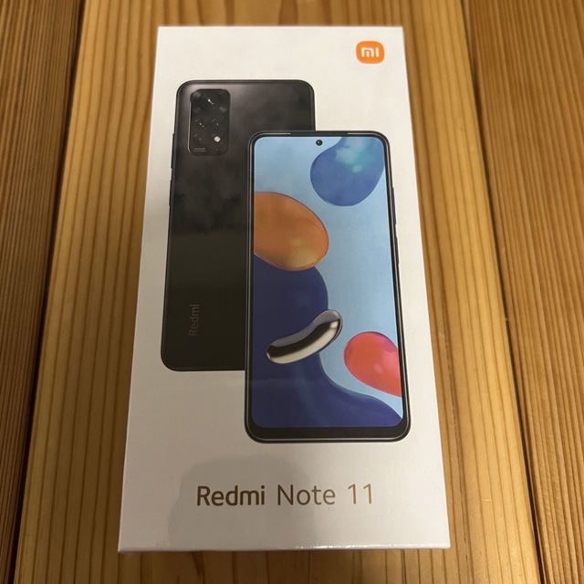 【未開封】Redmi Note11 トワイライトブルースマートフォン本体