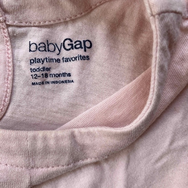 babyGAP(ベビーギャップ)の【美品】baby GAP フレアロンT  80cm キッズ/ベビー/マタニティのベビー服(~85cm)(シャツ/カットソー)の商品写真