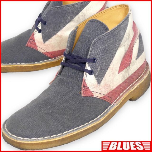 チャッカブーツ Clarks クラークス 本革 24.5 メンズ TY2371