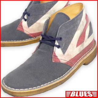 クラークス(Clarks)のチャッカブーツ Clarks クラークス 本革 24.5 メンズ TY2371(ブーツ)