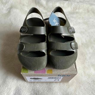 イゴール(igor)の【s様専用】新品未使用 igor BONDI SANDAL SOLID カーキ(サンダル)