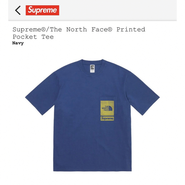 Supreme The North Face Printed PocketTeesupreme23ss