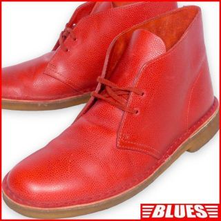 クラークス(Clarks)のチャッカブーツ Clarks 9 クラークス 27 メンズ  赤 TY2370(ブーツ)