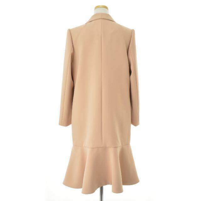 BORDERS at BALCONY(ボーダーズアットバルコニー)の【BORDERSatBALCONY】RUFFLED HEM COAT コート レディースのジャケット/アウター(ロングコート)の商品写真