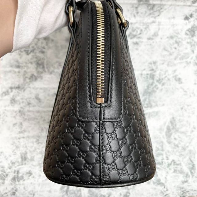 GUCCI グッチ ネオプレーン シマ テクノバッグ ミニボストン 黒 gg柄-