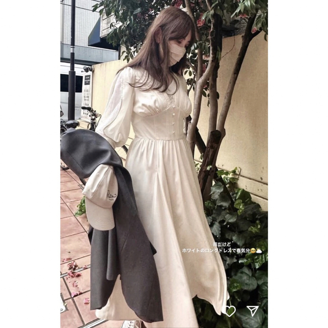 Herlipto Lace Sleeve Crepe Long Dress