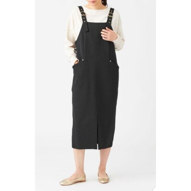 【新品未使用】EMMEL REFINES ジャンパースカート ワンピ ブラック