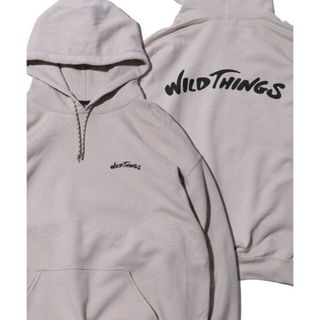 ワイルドシングス(WILDTHINGS)のフリークスストアワイルドシングス別注バックロゴスウェットパーカービッグシルエット(パーカー)