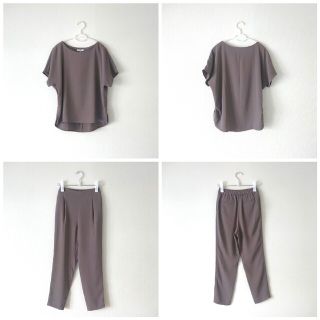 PLST - 【新品】PLST・ツイルテーパードパンツセットアップの通販 by