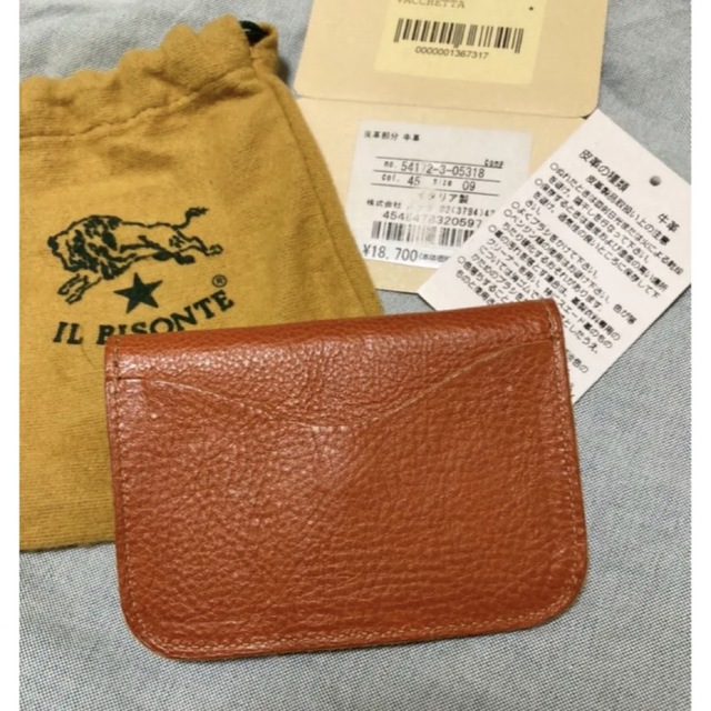 IL BISONTE(イルビゾンテ)の新品　イルビゾンテワニーコレクション☺︎カードケース　コインケース　ミニ財布 メンズのファッション小物(コインケース/小銭入れ)の商品写真
