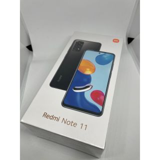 アンドロイド(ANDROID)の【未開封】Xiaomi Redmi Note 11 グラファイトグレー(スマートフォン本体)