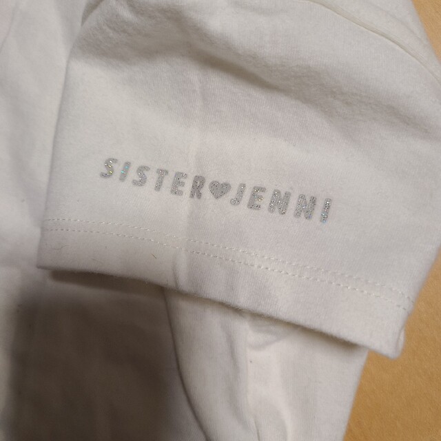 JENNI(ジェニィ)のsister jenni ◎白Tシャツ◎140 キッズ/ベビー/マタニティのキッズ服女の子用(90cm~)(Tシャツ/カットソー)の商品写真