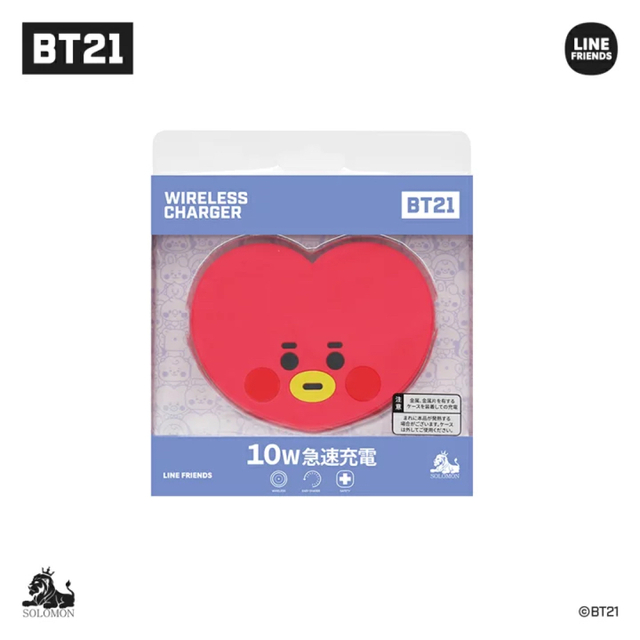 BT21(ビーティーイシビル)のbt21  TATAモバイルバッテリー スマホ/家電/カメラのスマートフォン/携帯電話(バッテリー/充電器)の商品写真