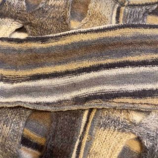 6 (ROKU) - PERVERZE Tie-dyed カットアウト モヘアカーディガンの通販