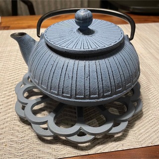 南部鉄器　カラーポット　KIKU(調理道具/製菓道具)