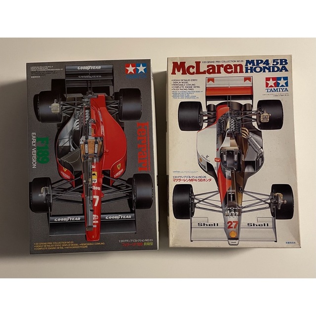 TAMIYA(タミヤ)F-1カープラモデル フェラーリ/マクラーレン2種セット