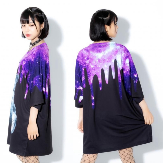 TRAVAS TOKYO(トラヴァストーキョー)のTRAVAS TOKYO Space oozy bear ビッグ Tシャツ レディースのトップス(Tシャツ(半袖/袖なし))の商品写真