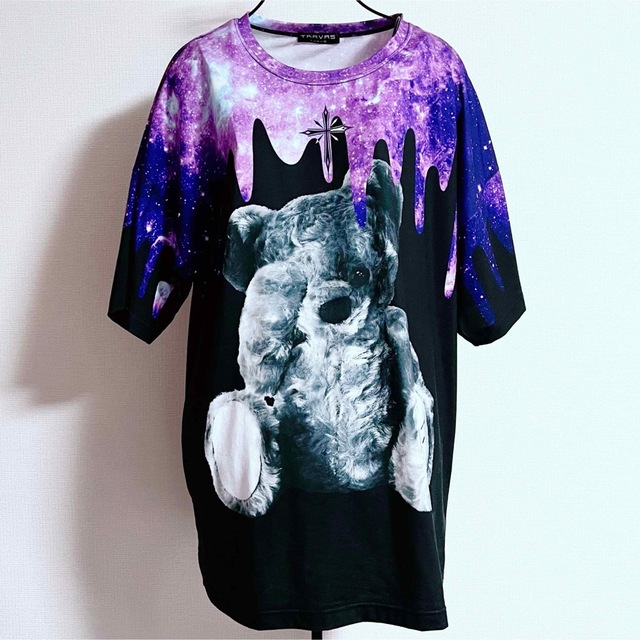 TRAVAS TOKYO(トラヴァストーキョー)のTRAVAS TOKYO Space oozy bear ビッグ Tシャツ レディースのトップス(Tシャツ(半袖/袖なし))の商品写真