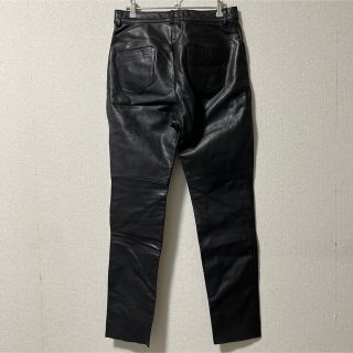 【極美品】6 BEAUTY&YOUTH 本革 レザーパンツ ブラック