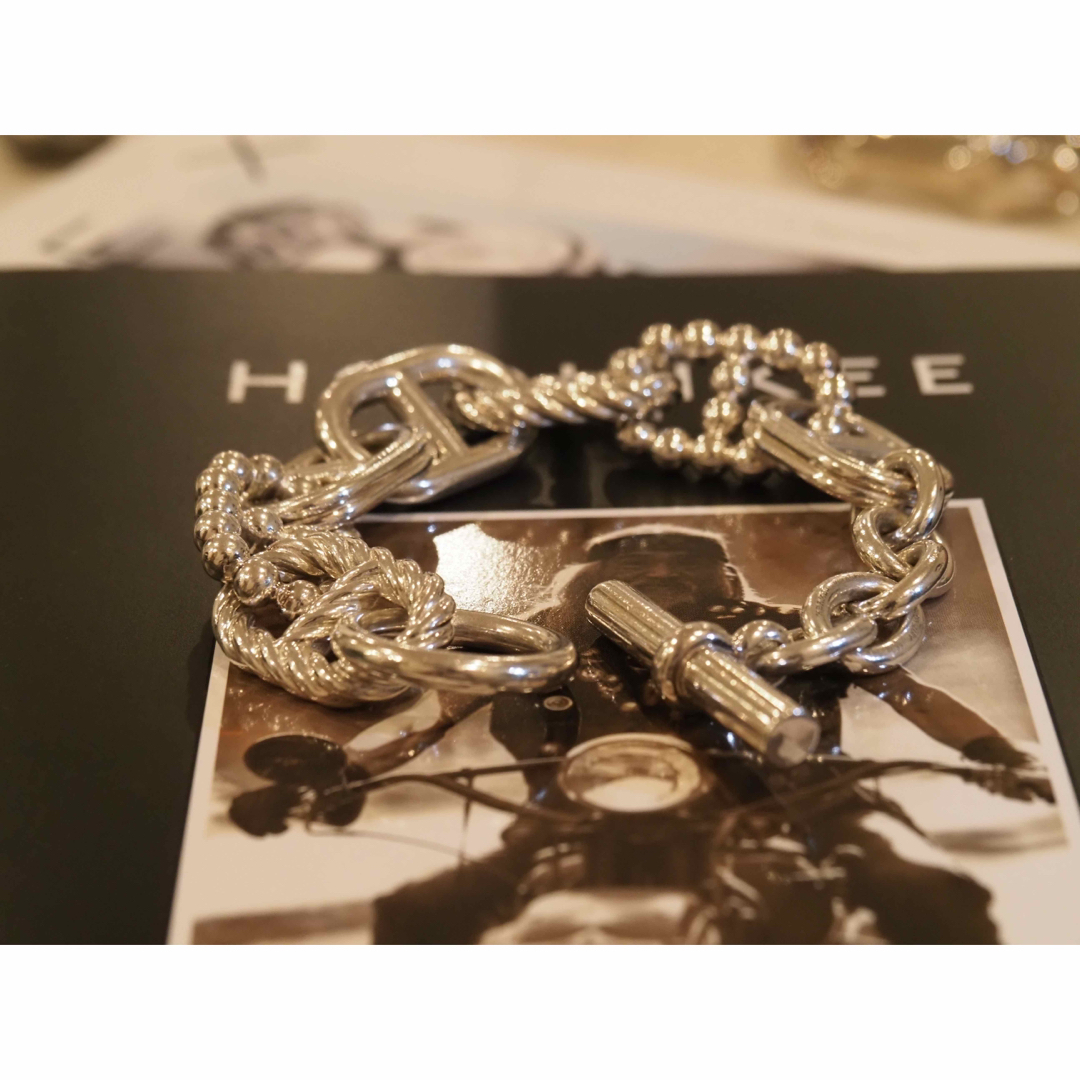 Hermes(エルメス)のエルメス シェーヌダンクル パラード TGM 希少廃盤 メンズのアクセサリー(ブレスレット)の商品写真