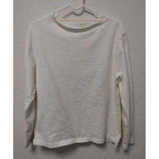 ムジルシリョウヒン(MUJI (無印良品))の無印良品　長袖シャツ　白　綿(Tシャツ/カットソー(七分/長袖))