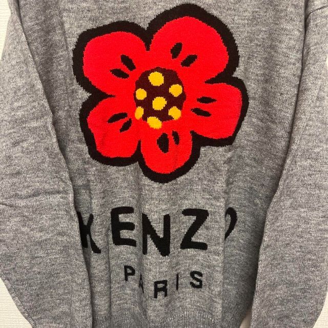 国産原料100% 【ラスト1点売切】KENZO BOKE FLOWER ウールセーター