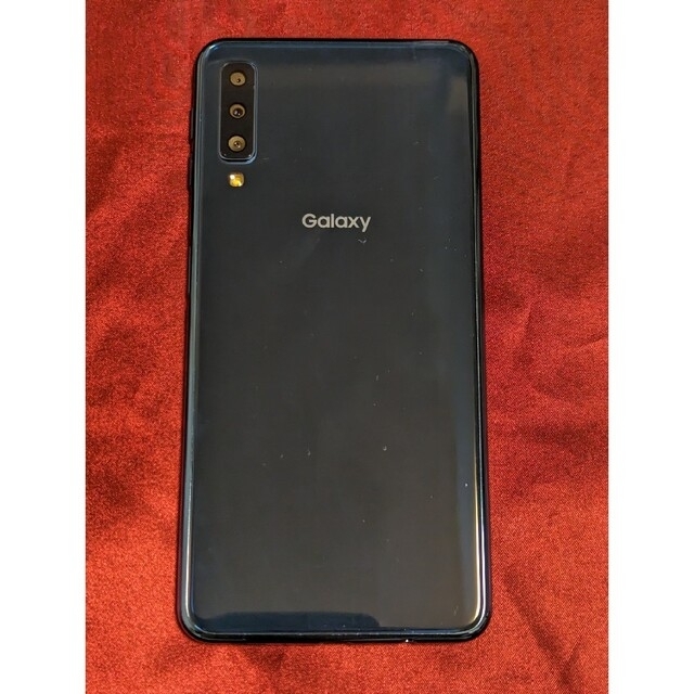 Galaxy(ギャラクシー)の【美品】Galaxy A7 ブルー ＋ おまけ複数 スマホ/家電/カメラのスマートフォン/携帯電話(スマートフォン本体)の商品写真