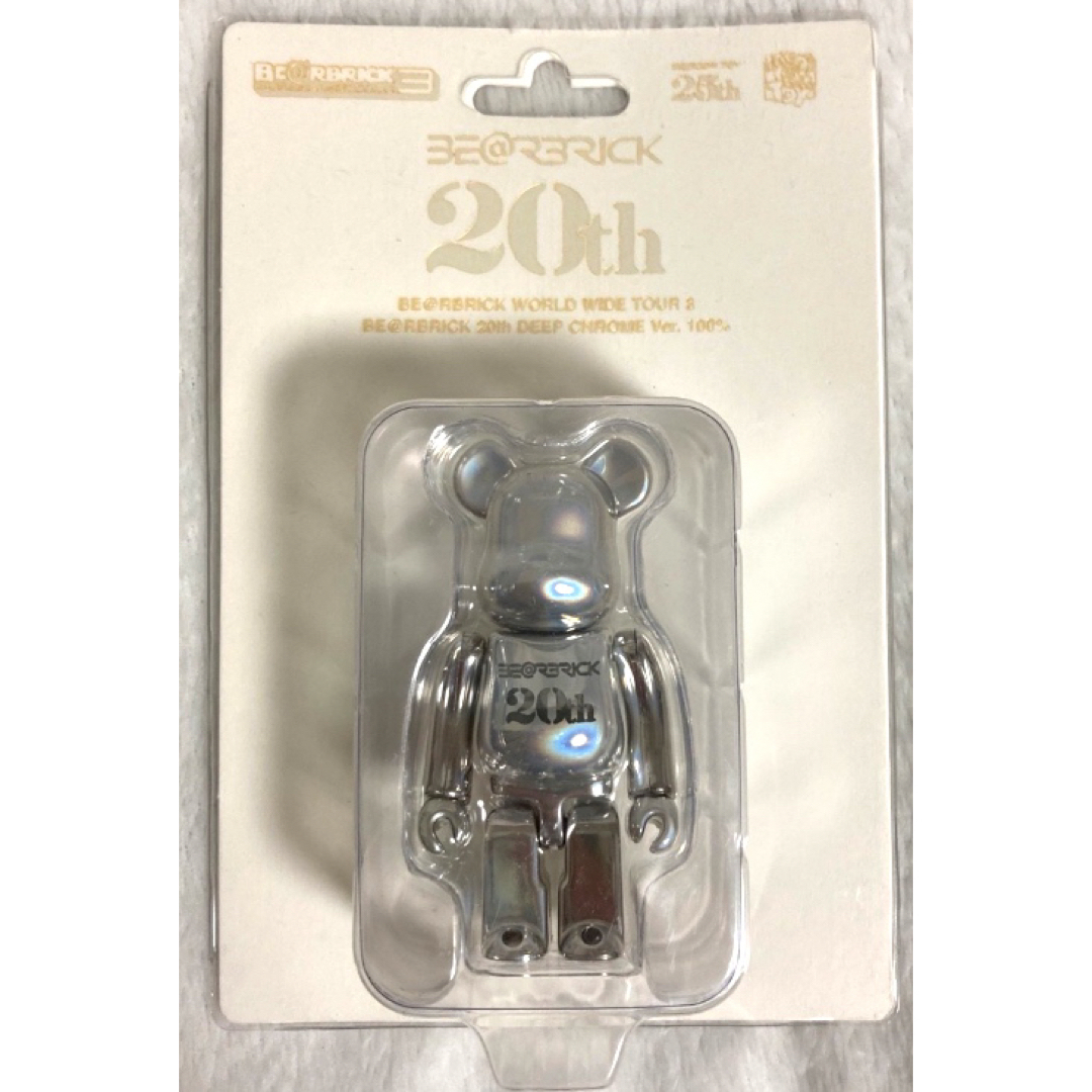 20th bearbrick be@rbrick ベアブリック シルバー