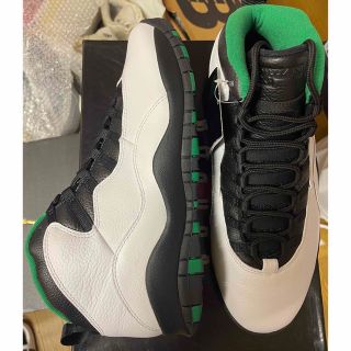 ジョーダン(Jordan Brand（NIKE）)の新品! NIKE AIRJORDAN10 retro シアトル限定カラー 29(スニーカー)