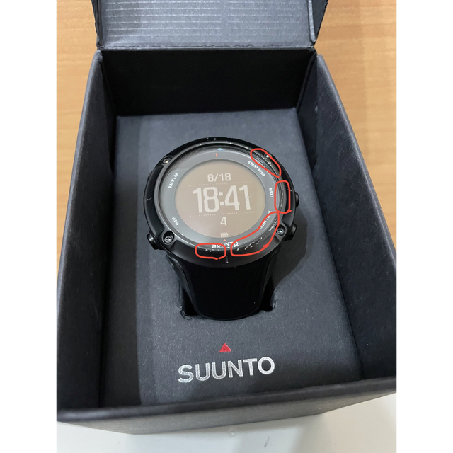 SUUNTO(スント)のSUUNTO スント AMBIT3 PEAK BLACK アンビット3 ピーク メンズの時計(腕時計(デジタル))の商品写真