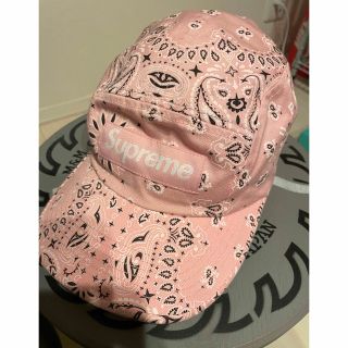 シュプリーム(Supreme)のSupreme Bandana Camp Cap "Pink" バンダナ(キャップ)