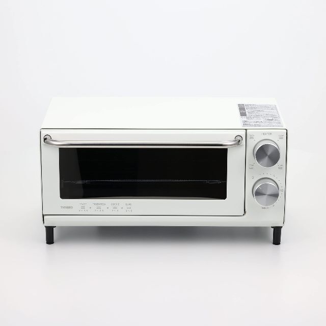【在庫セール】ツインバード トースター オーブントースター 2枚焼きハーフミラー